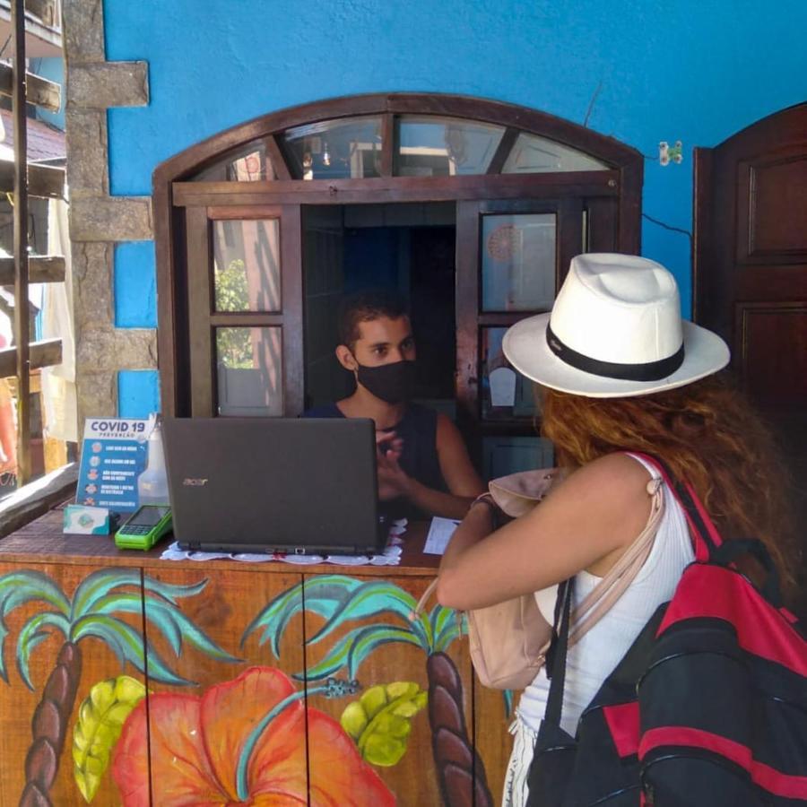 Hostel Blue Lagoon Abraão Exterior foto